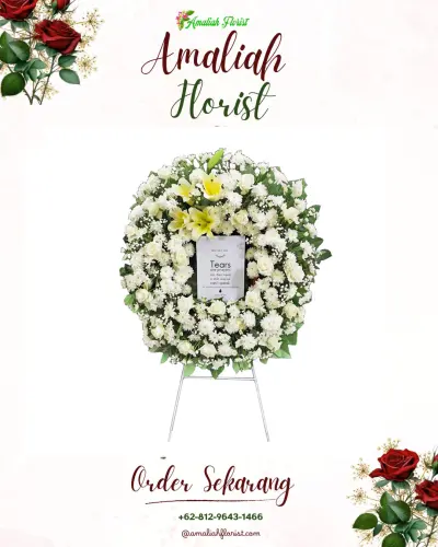 Krans Bunga Duka Cita di Kemurang Kulon