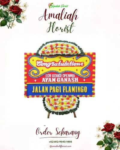 Bunga Papan Congratulation di Kemurang Kulon